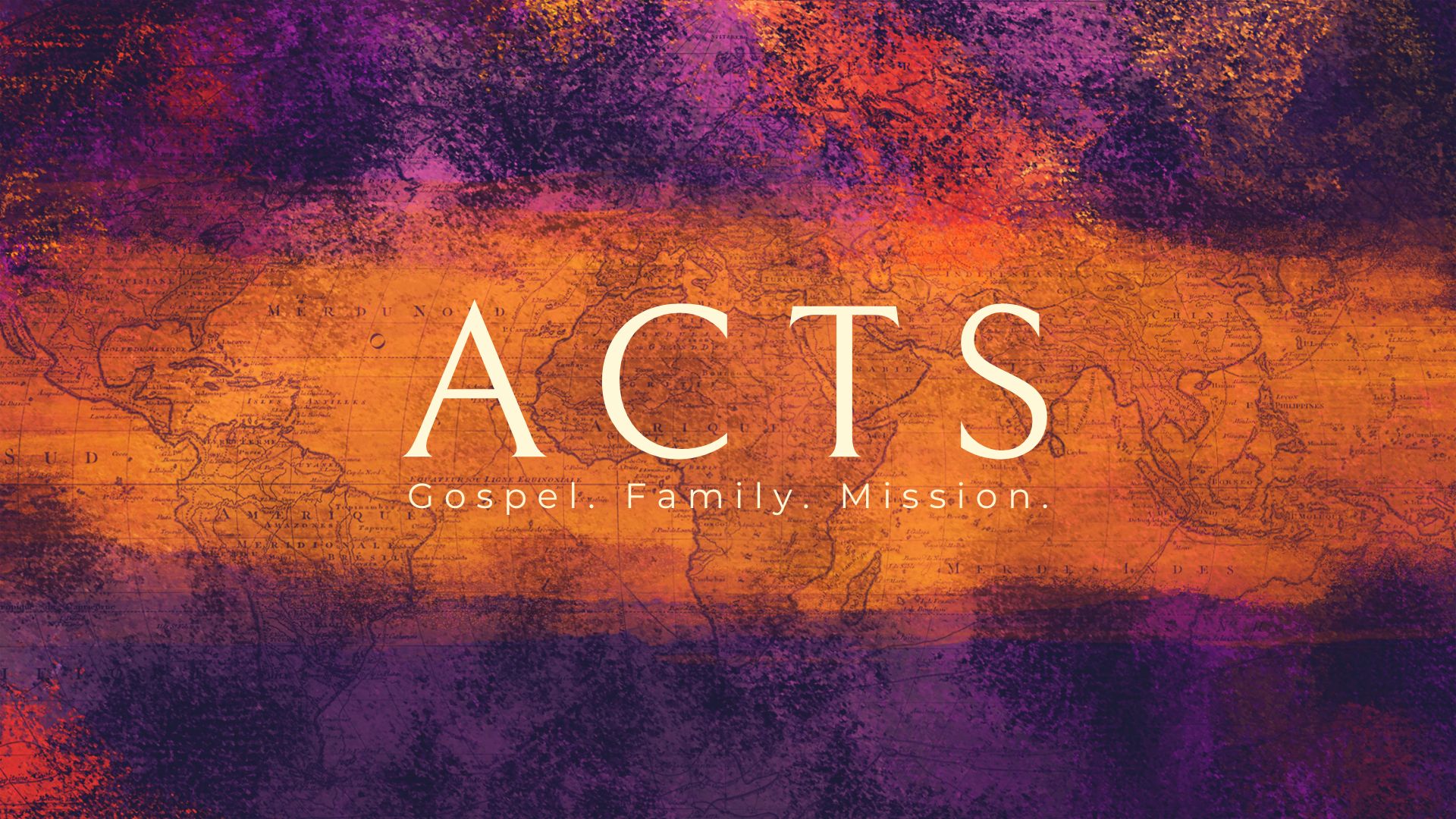 Sermon Series through Acts