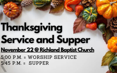 Thanksgiving Service & Supper